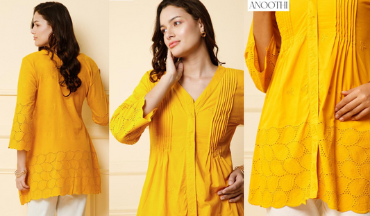 yellow tops for women