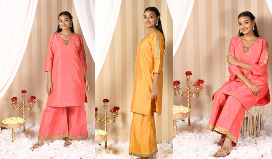 Short Kurti with Sharara