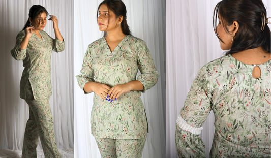 Short Kurti & pant set