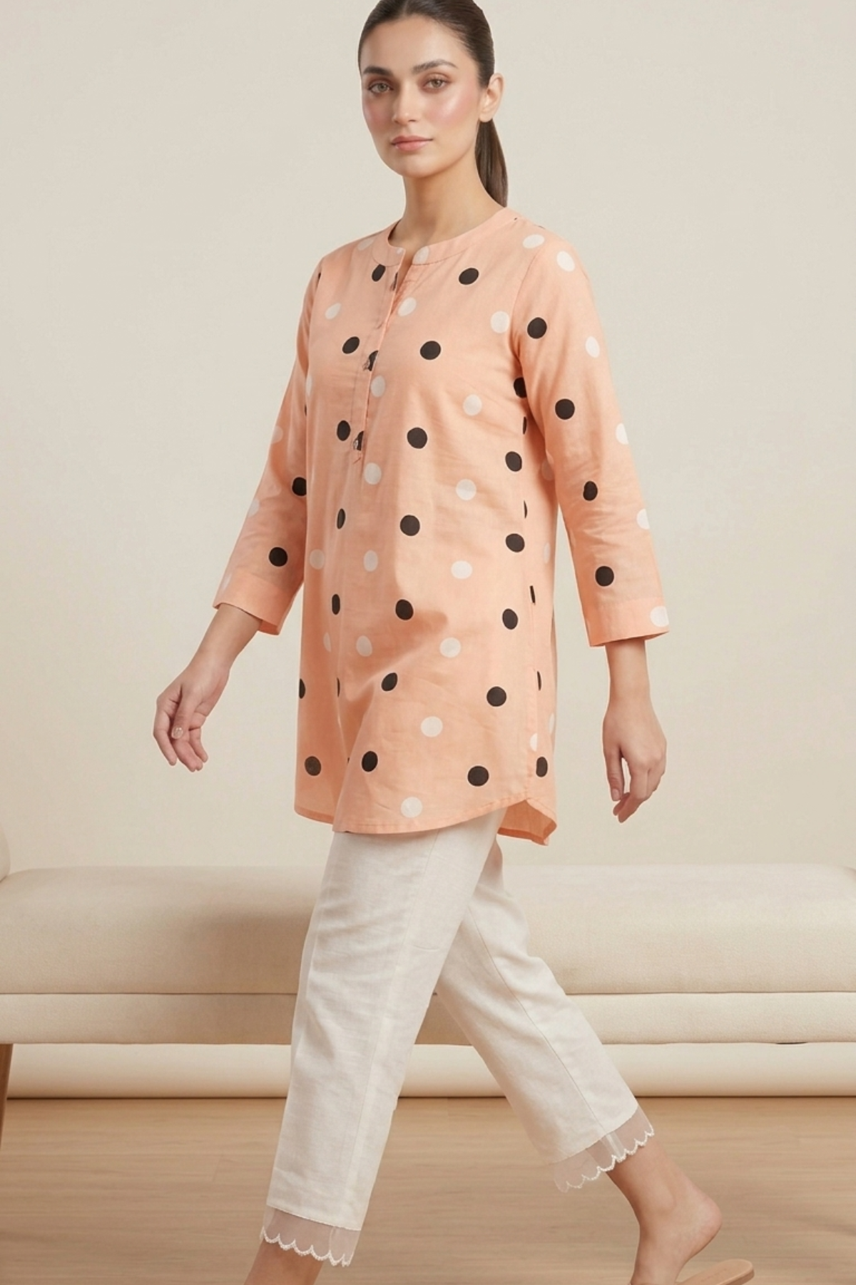 Rayon Print Top