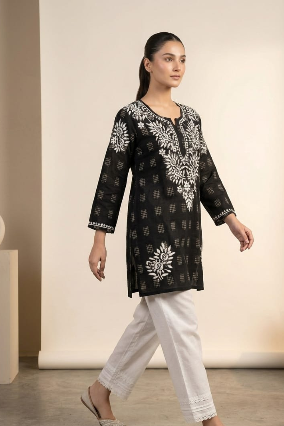 Premium Cotton Short H/W Kurti