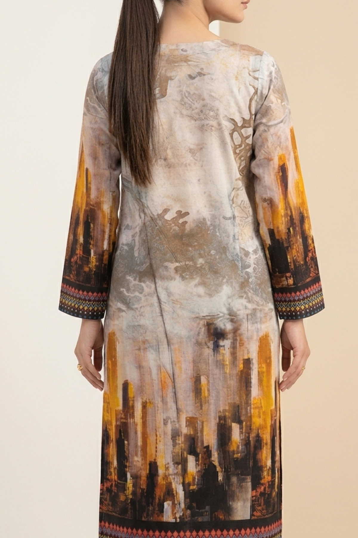 Printed Sequence Kurti