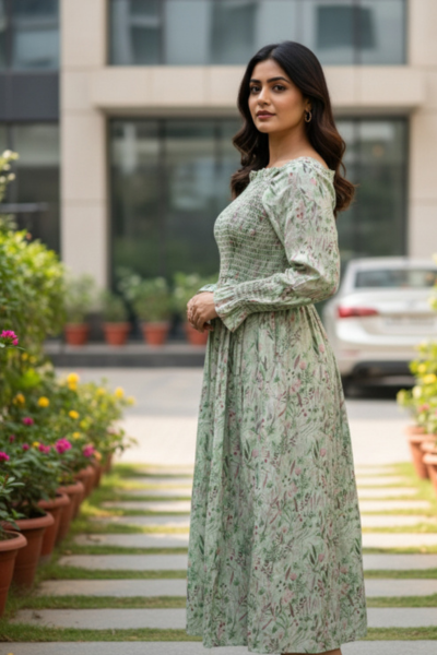 Sage Garden Dress