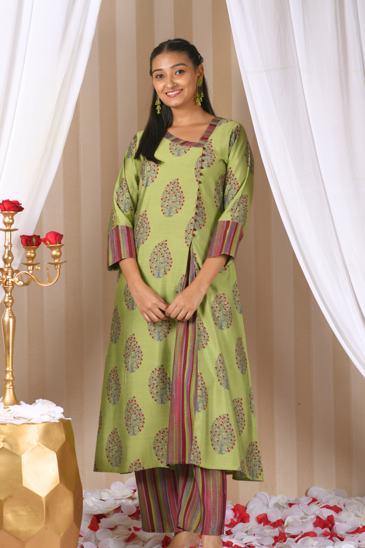 anarkali kurti set
