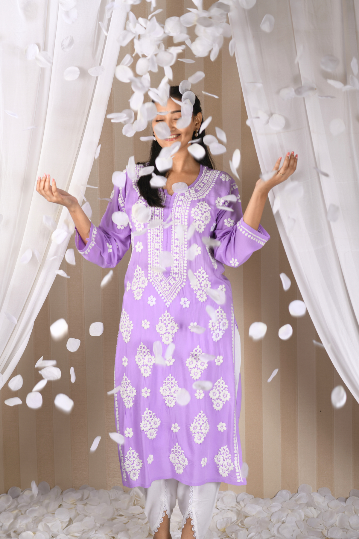 dark purple kurti
