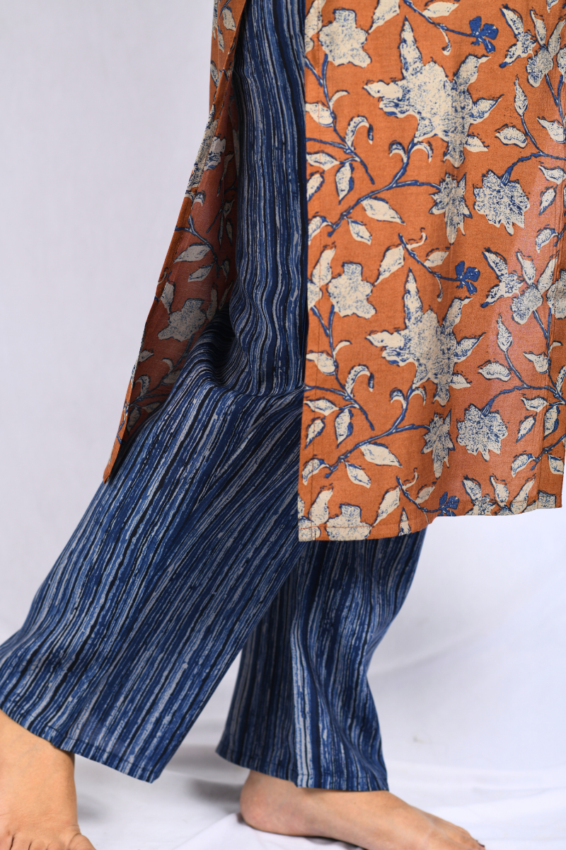 leheriya kurta set