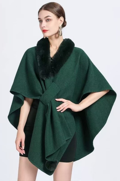The Wrap Fur Cape (Free Size)