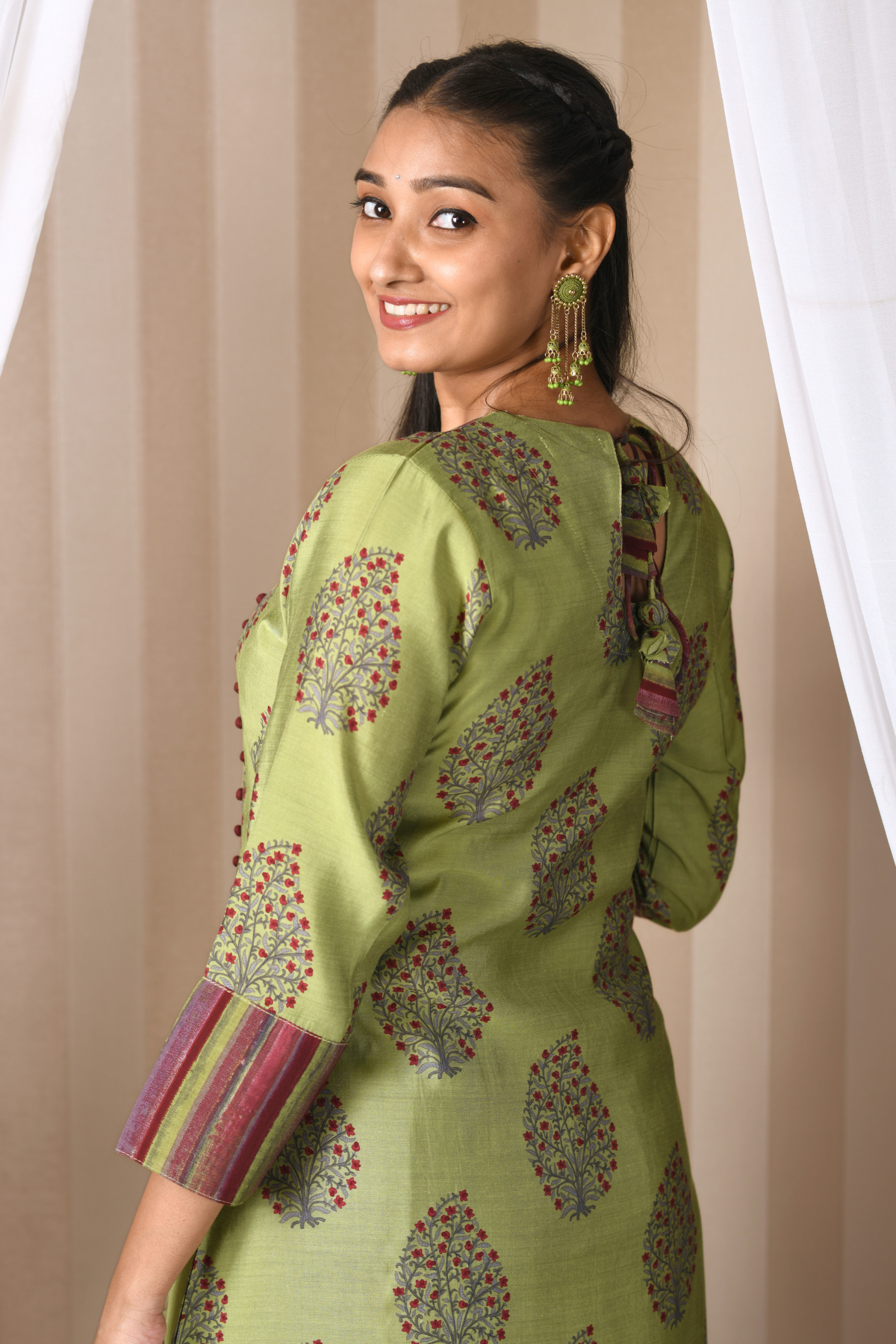 short anarkali kurti