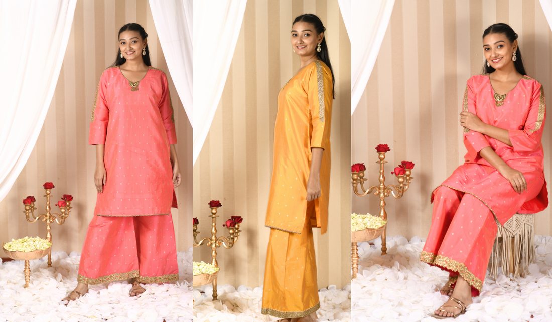 Short Kurti with Sharara