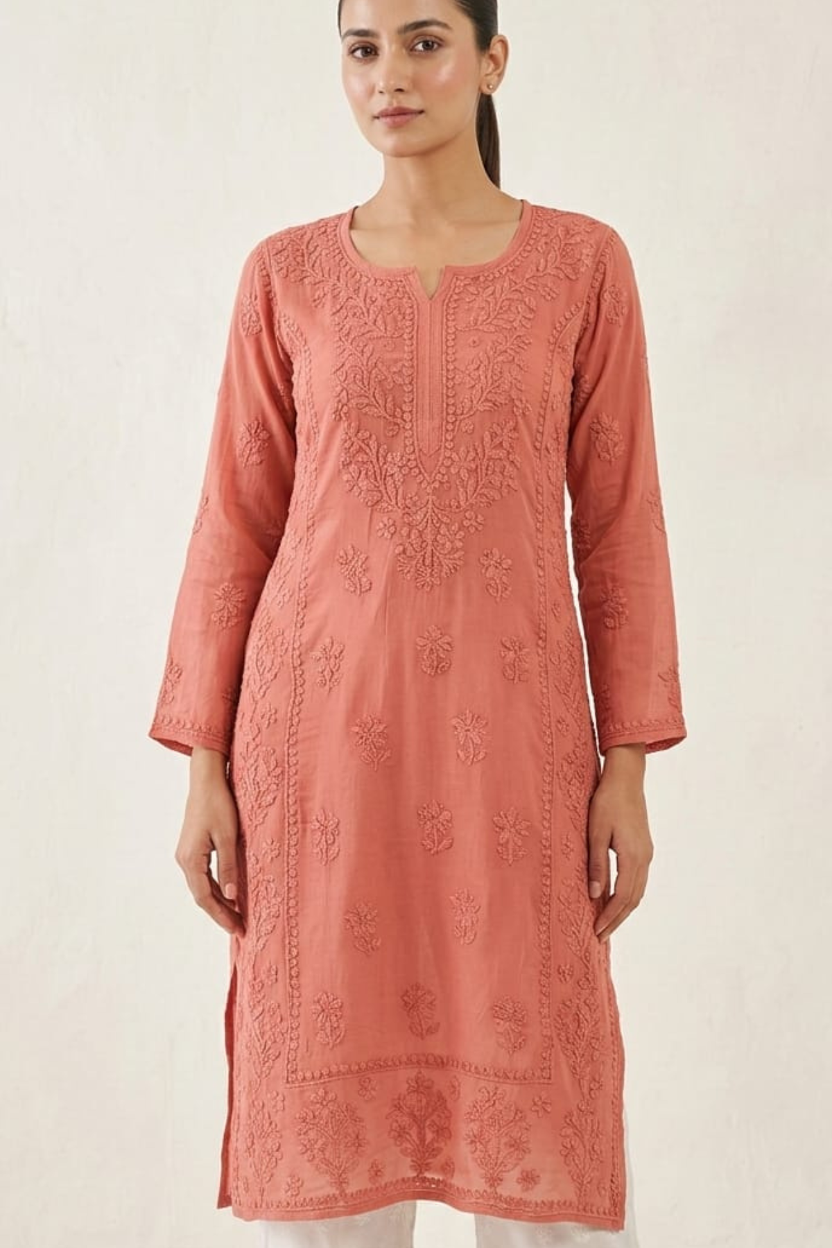 Pure Viscose Handwork Kurti