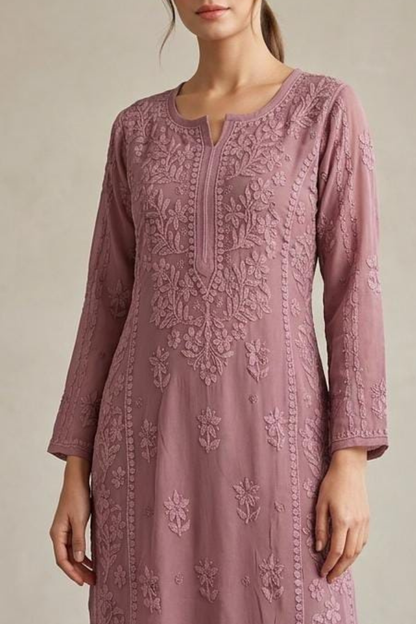 Pure Viscose Handwork Kurti