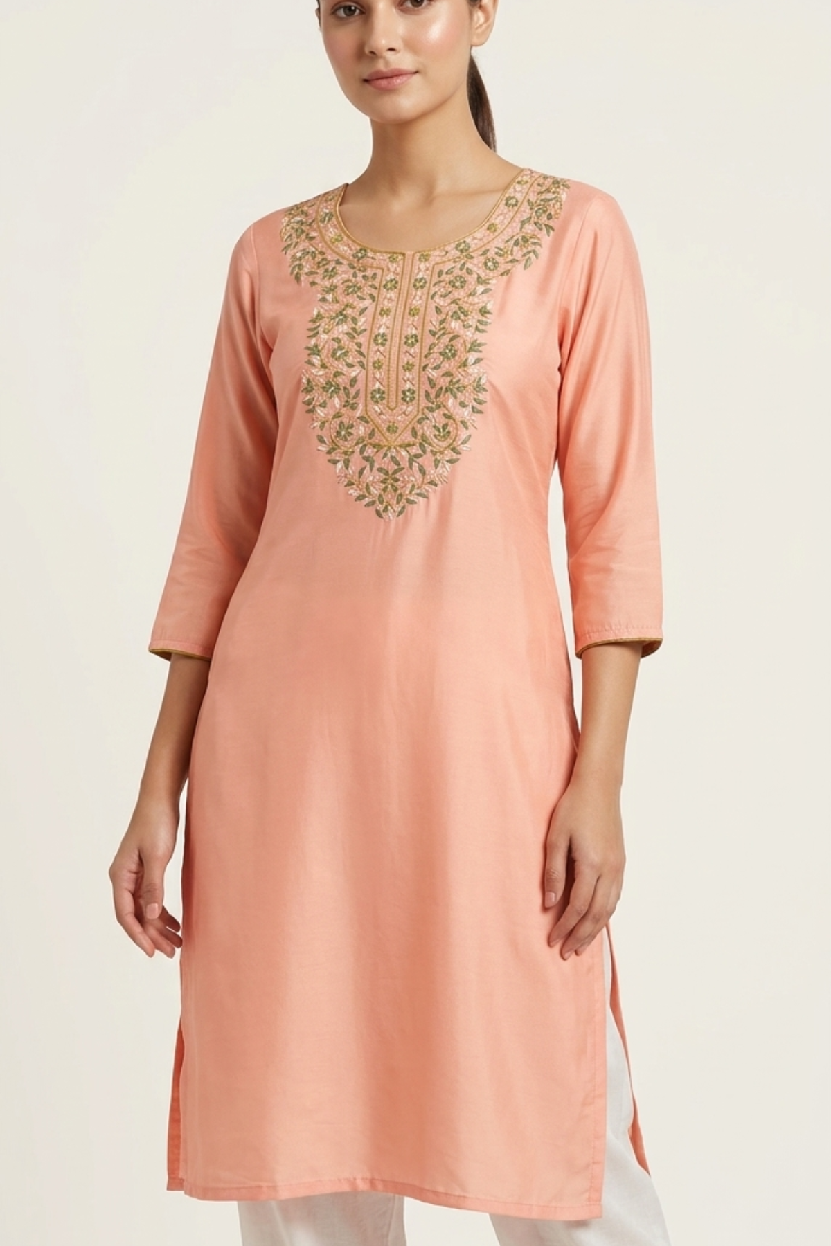 Front Embroidery Kurti