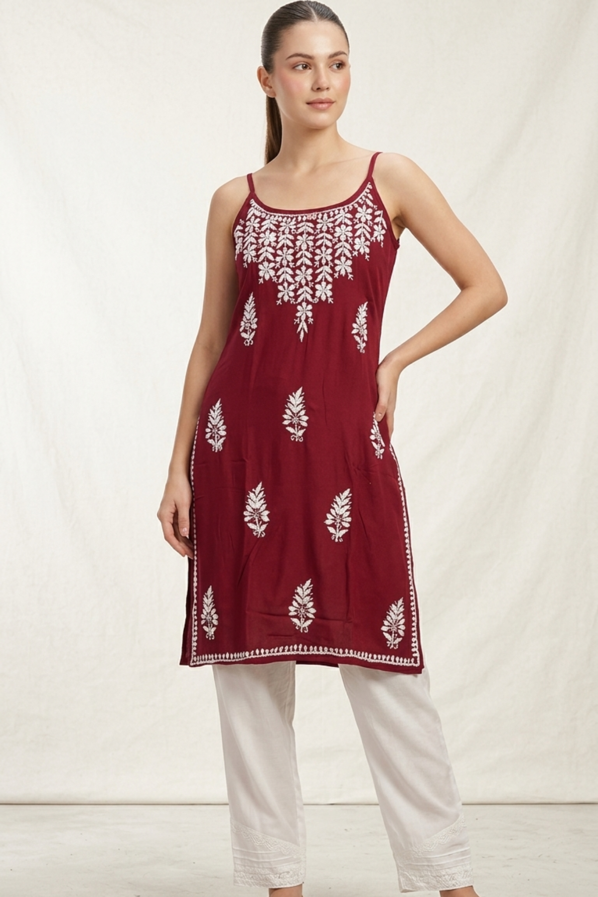 Premium Modal Sleeveless Kurti