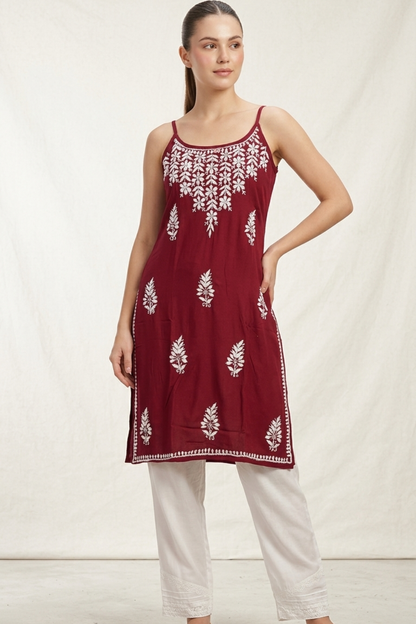Premium Modal Sleeveless Kurti