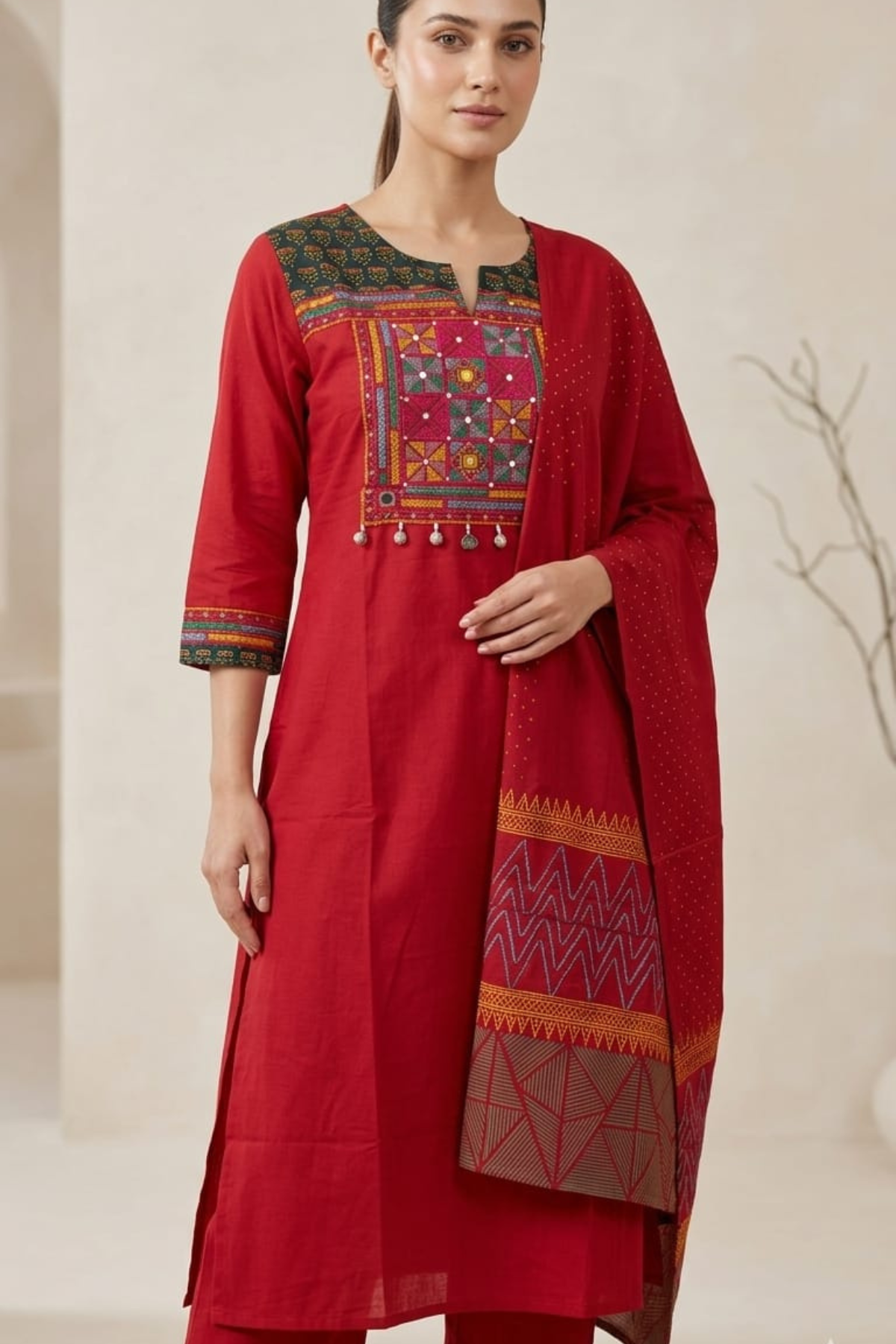 Cotton Aline 3Pcs Set