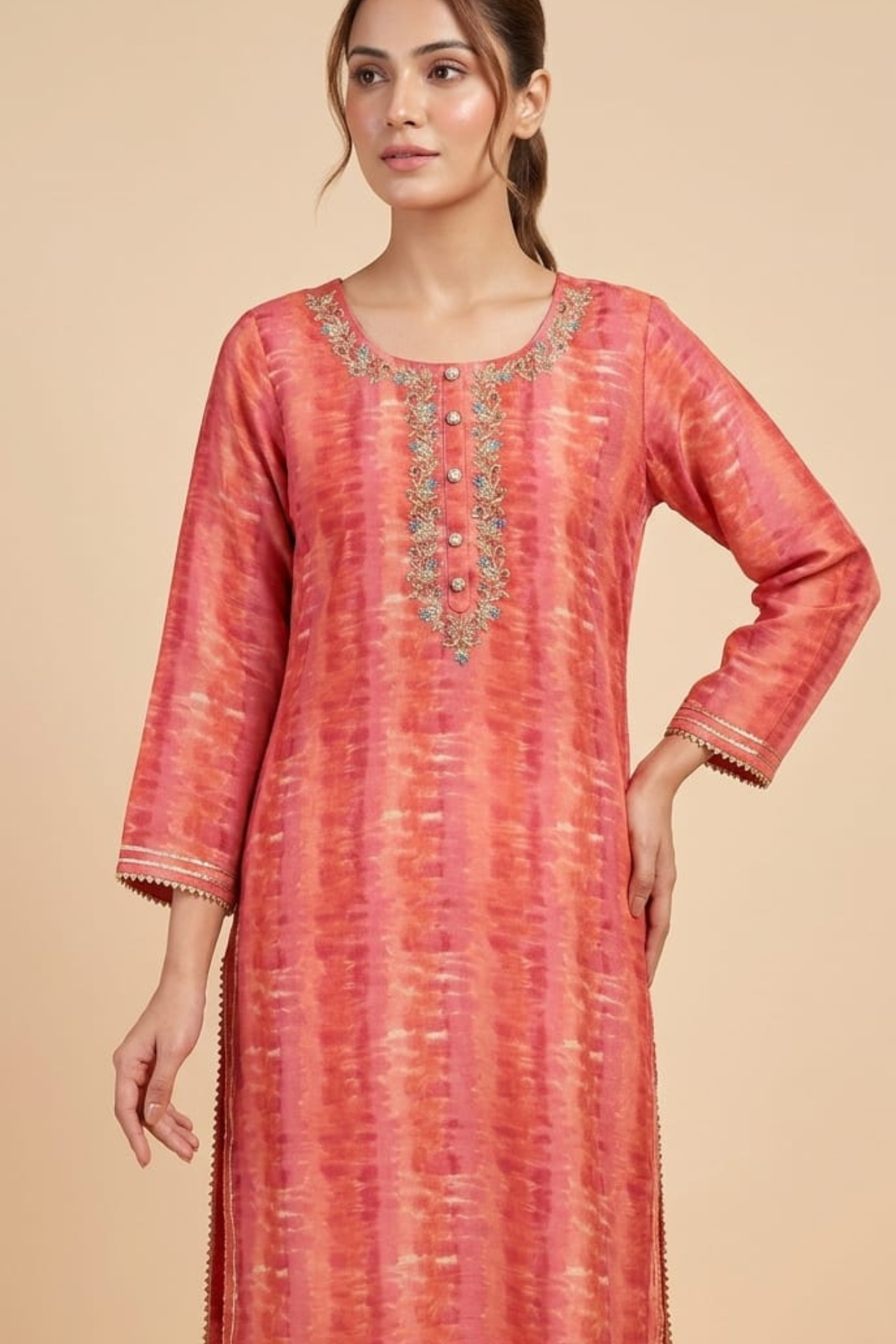 Nalki Handwork Kurti