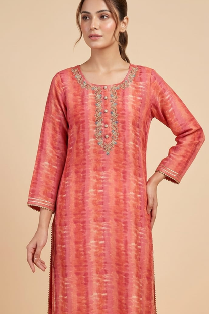 Nalki Handwork Kurti