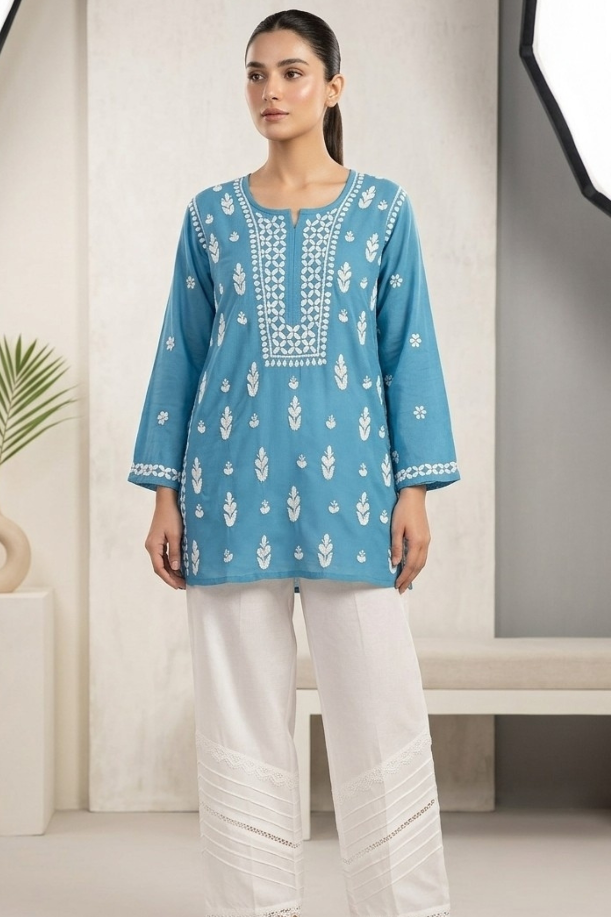 Modal Short Handwork Kurti