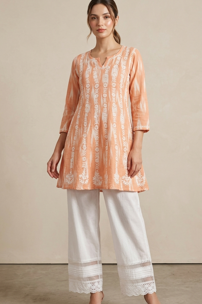 Premium Cotton Printed 16 Kali H/W Kurti