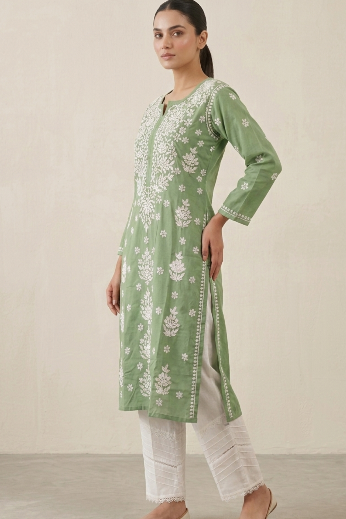 Premium Heavy Modal Handwork Kurti