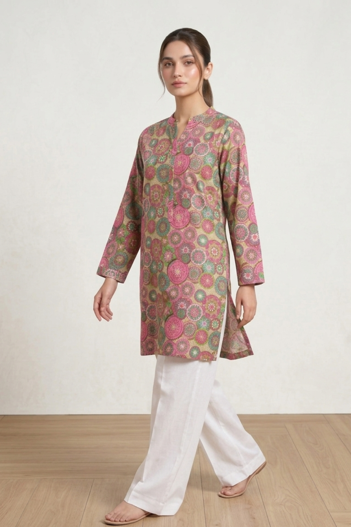 Multi Printed Short Kurti