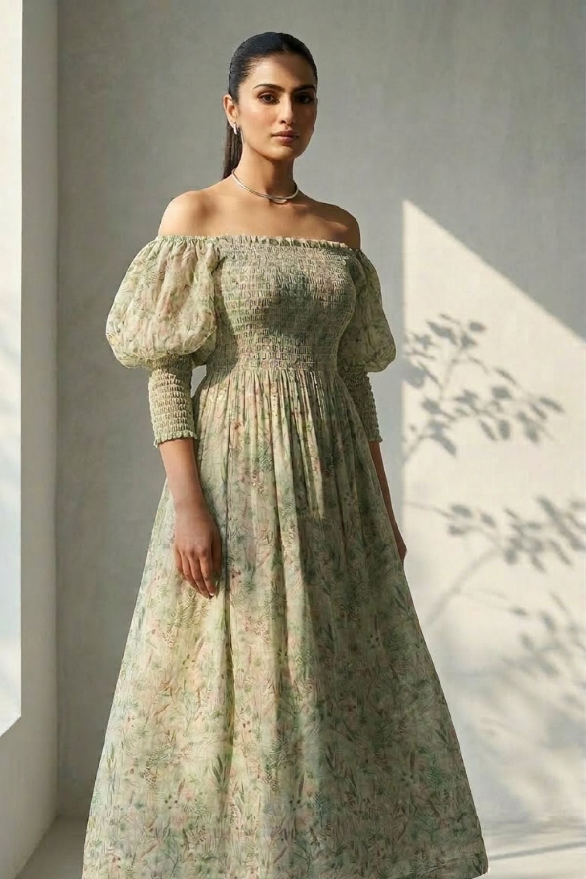 Sage Juno Dress