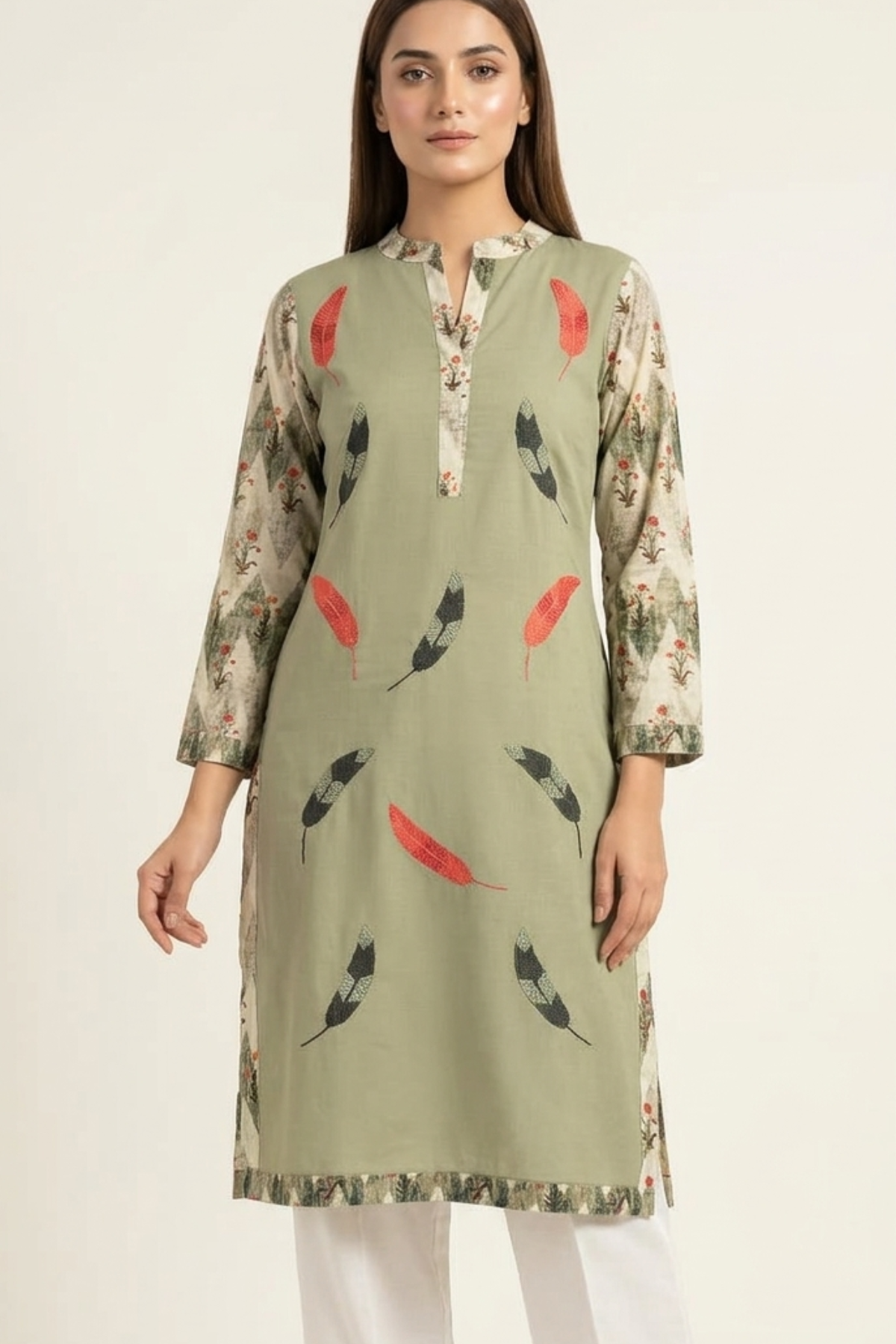 Big Leaf Kurti