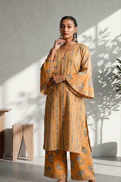 Bell Breeze Set | Kurti And Pant Set