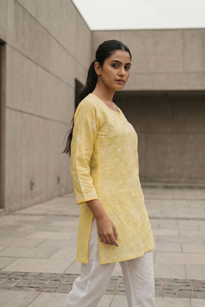 Premium Cotton Short H/W Kurti