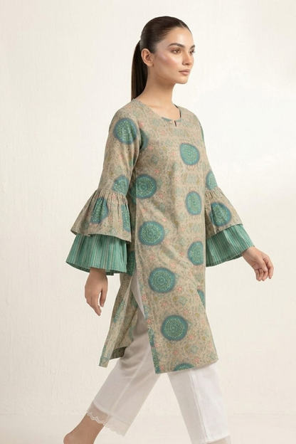 Foil Print Kurti