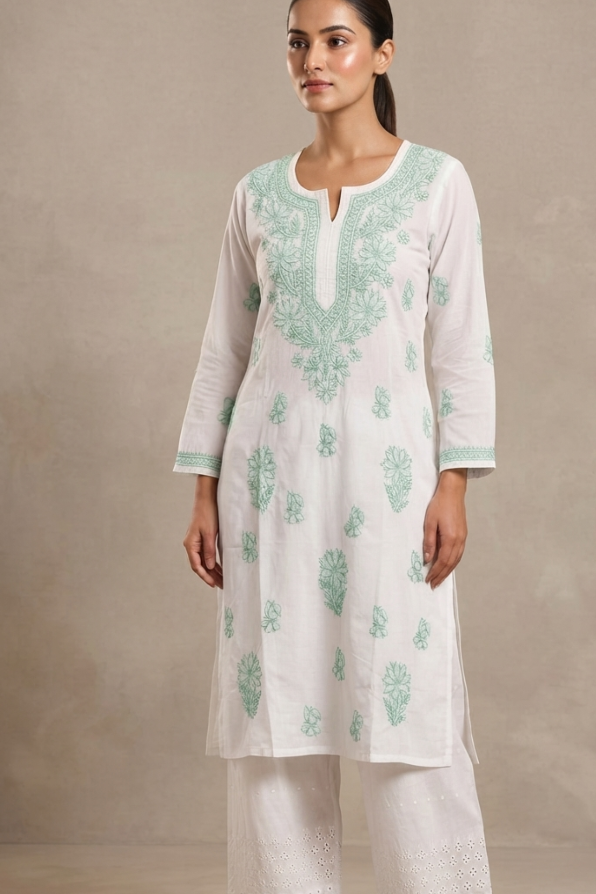 Premium Cotton Handwork Kurti