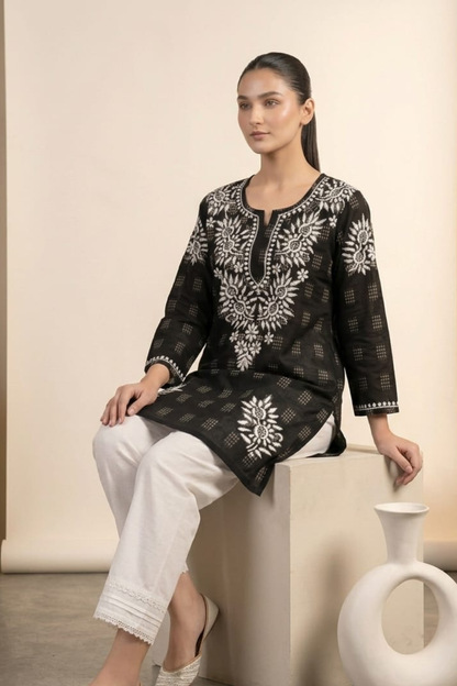 Premium Cotton Short H/W Kurti