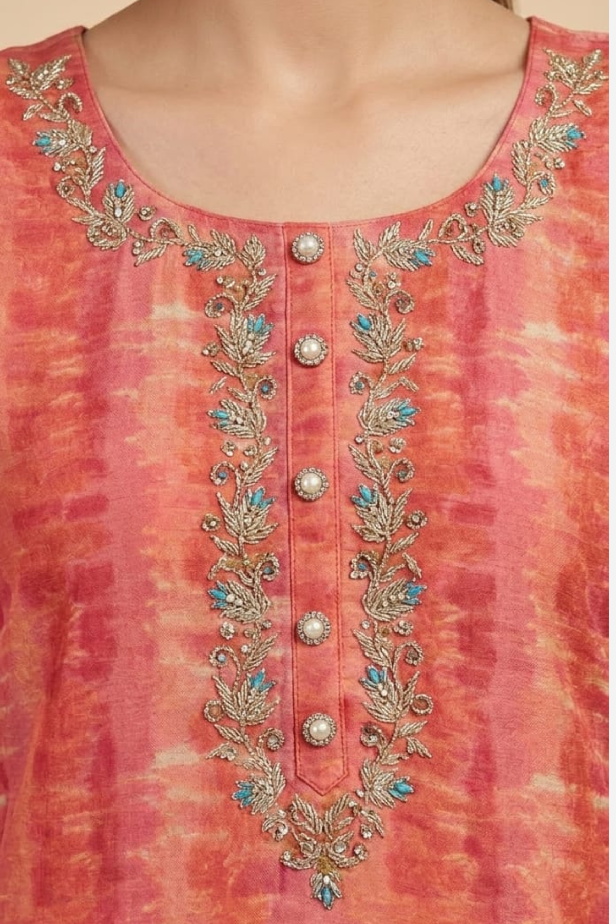 Nalki Handwork Kurti