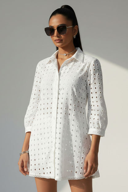 Long Eyelet Shirt