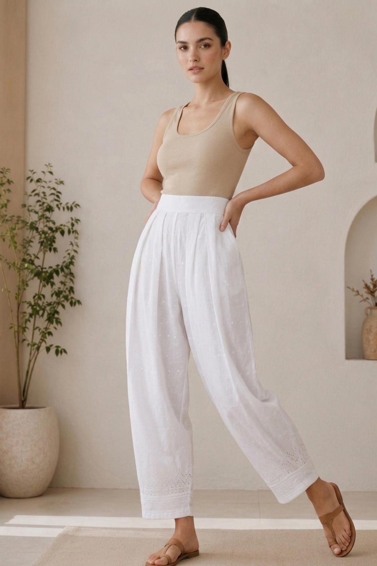 Light Border Farsi Salwar