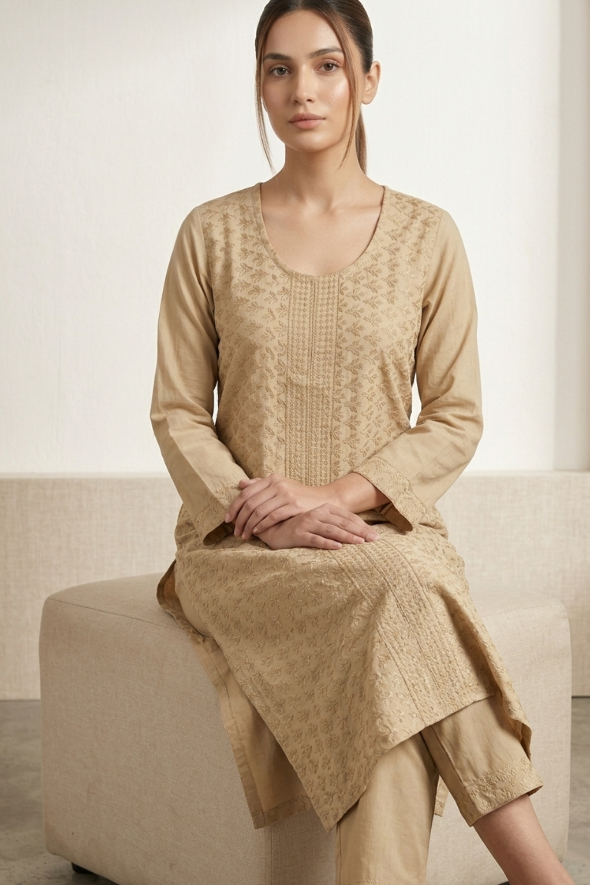Rayon Ambi Kurti Set