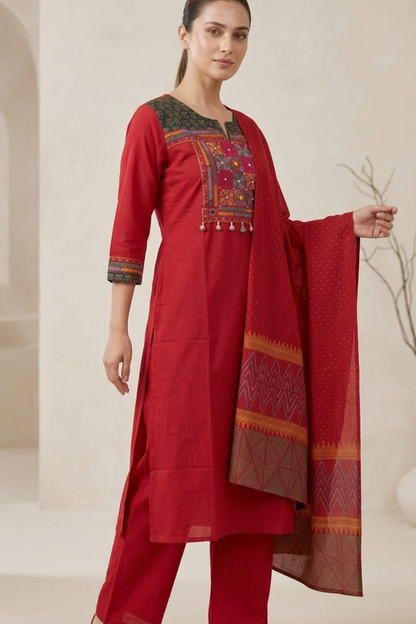 Cotton Aline 3Pcs Set