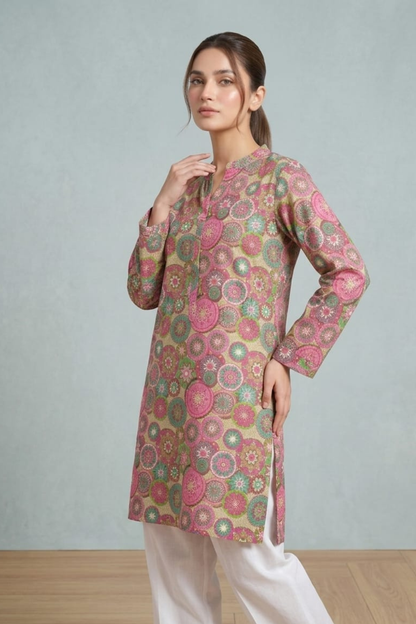Multi Printed Short Kurti