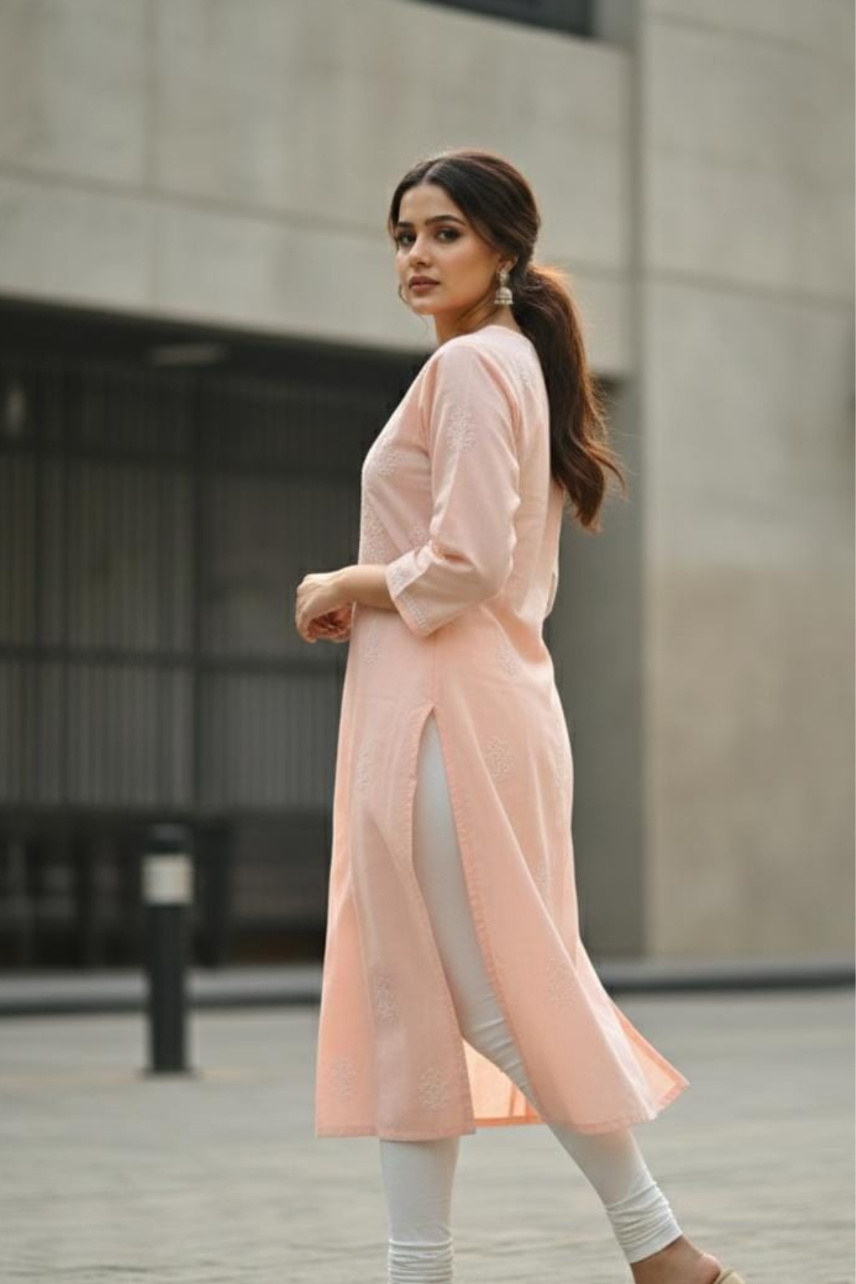 Premium Cotton Handwork Plus Size Kurti