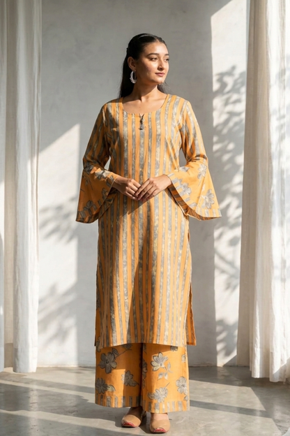 Bell Breeze Set | Kurti And Pant Set