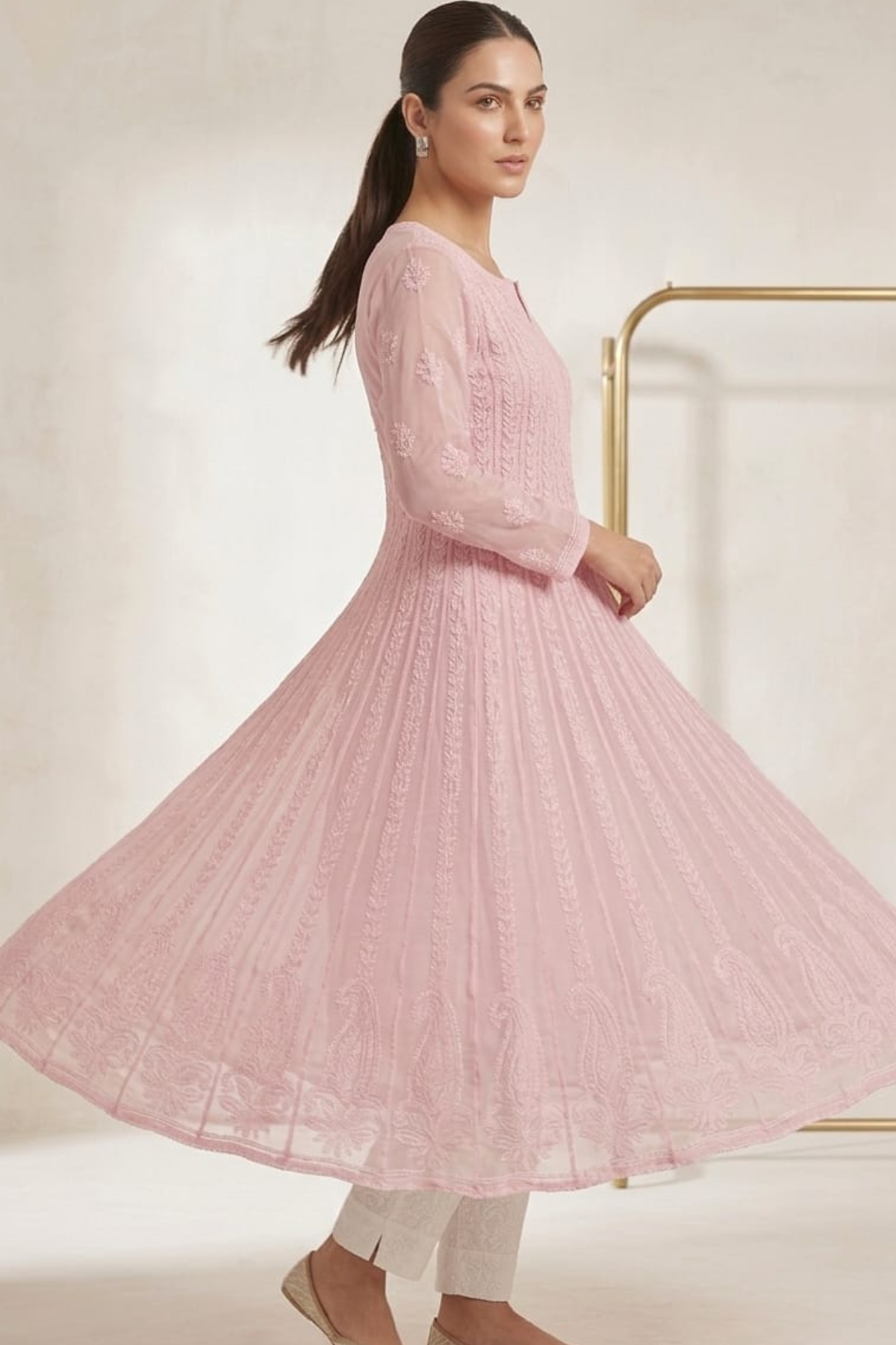 Premium Georgette Handwork Anarkali