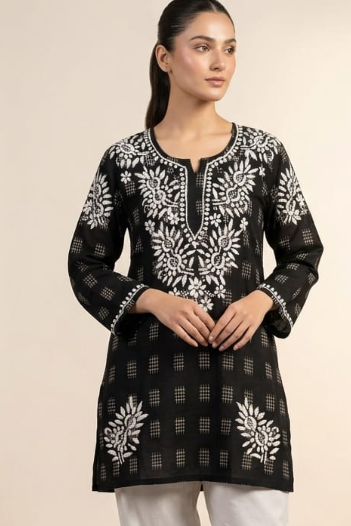 Premium Cotton Short H/W Kurti