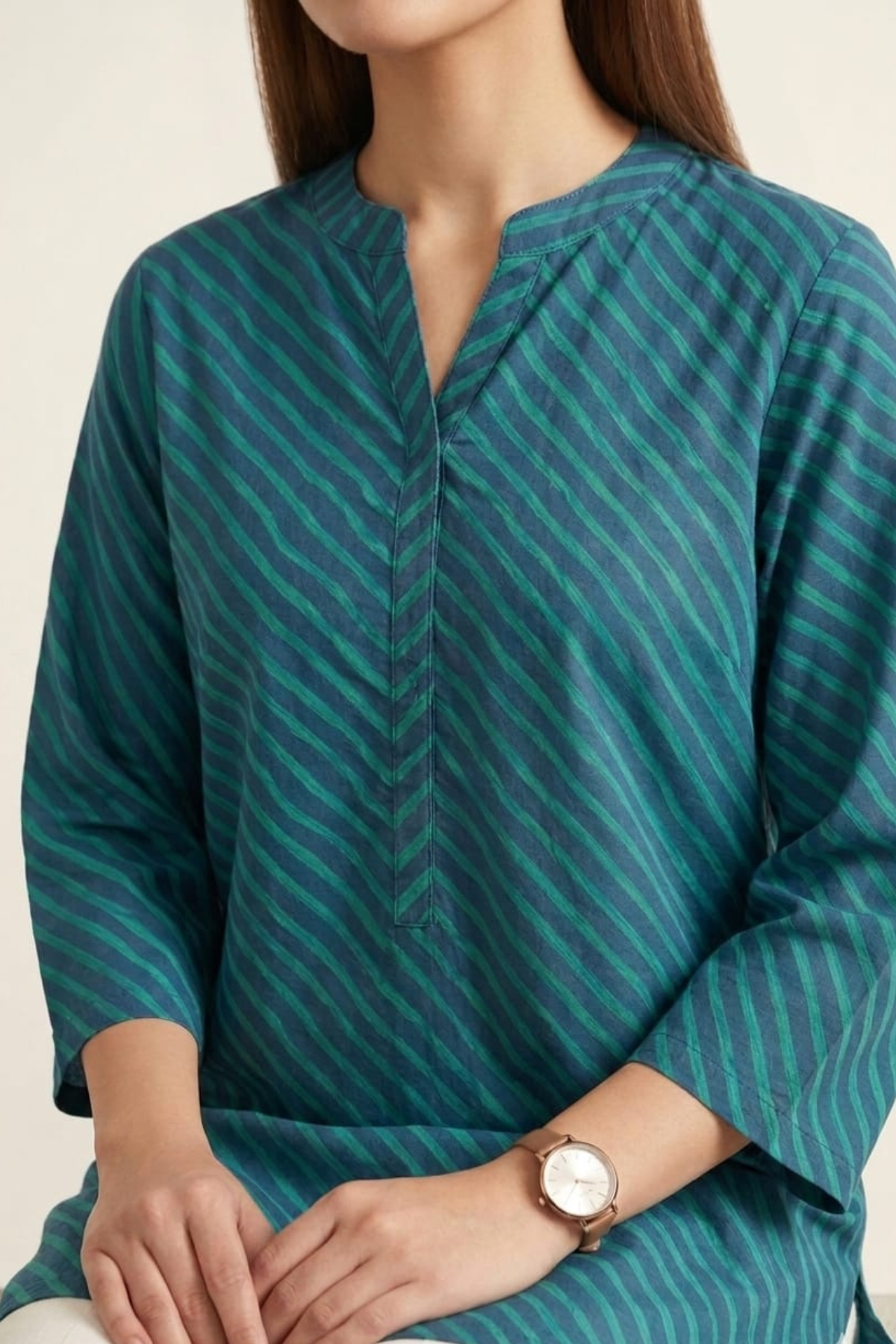 Lehariya Printed Short Kurti