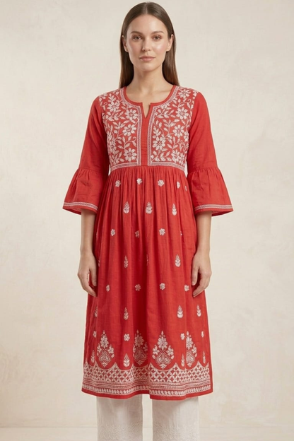 Rayon Handwork Gown
