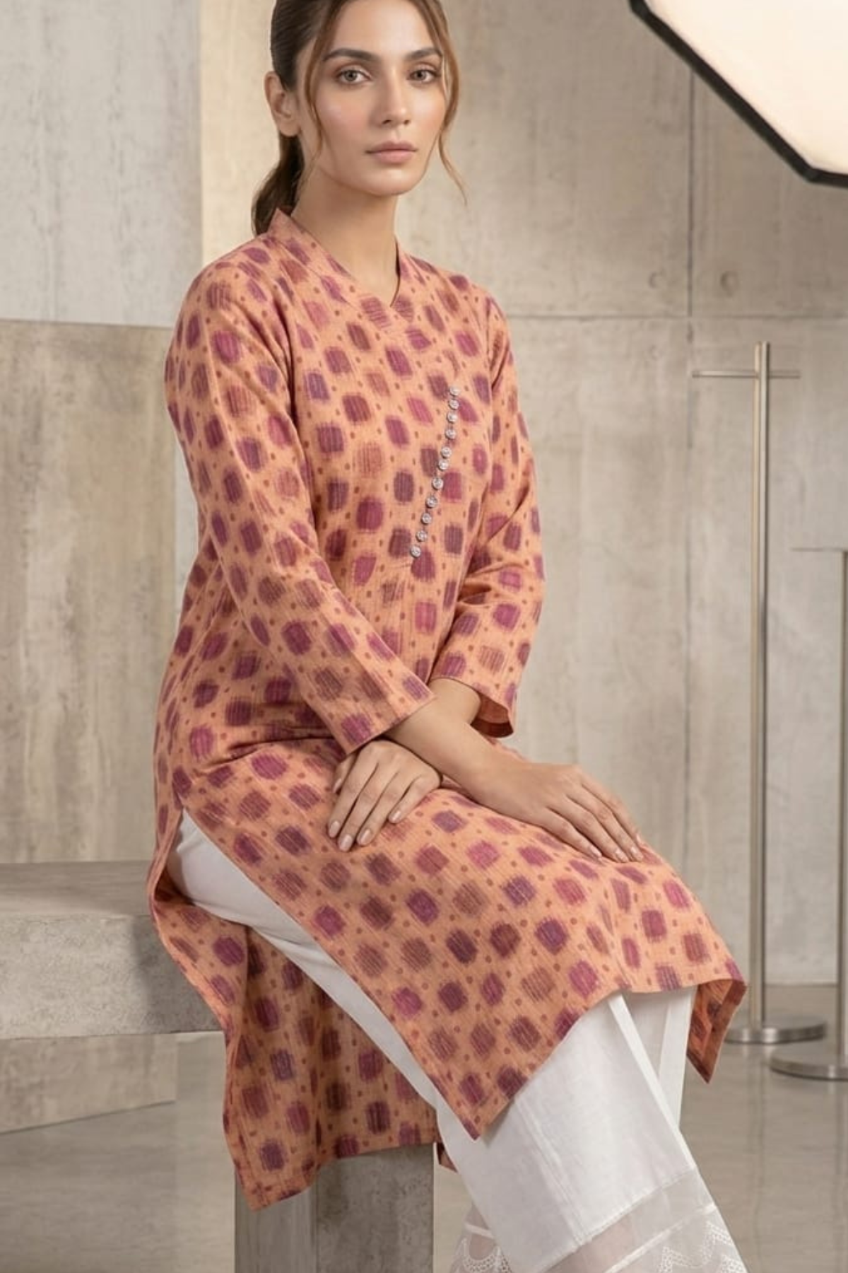 Crape Printed Kurti
