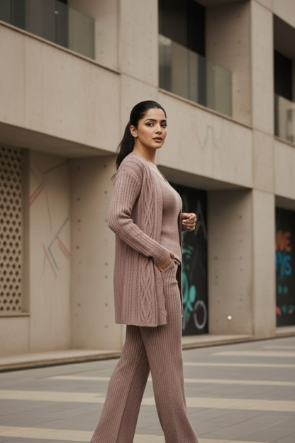 Cord Set With Shrug 3 pc