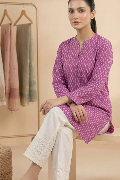 Cotton Printed Short Kurti