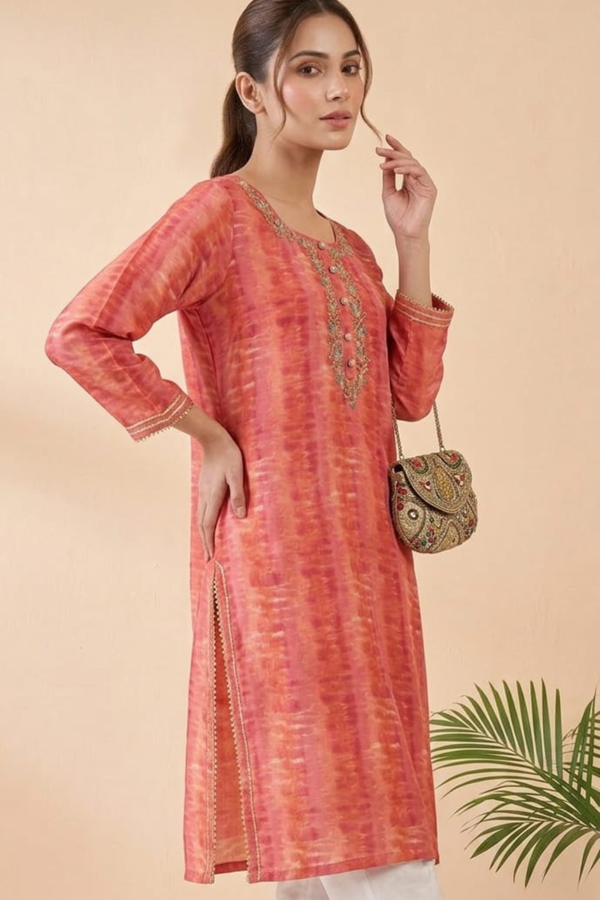 Nalki Handwork Kurti