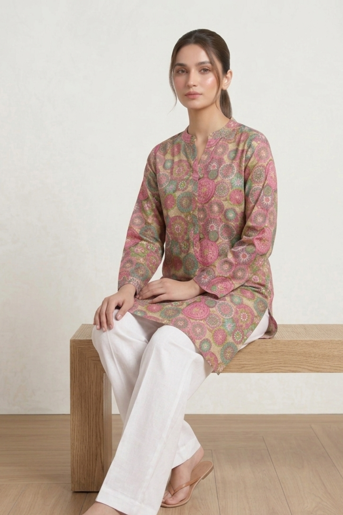 Multi Printed Short Kurti