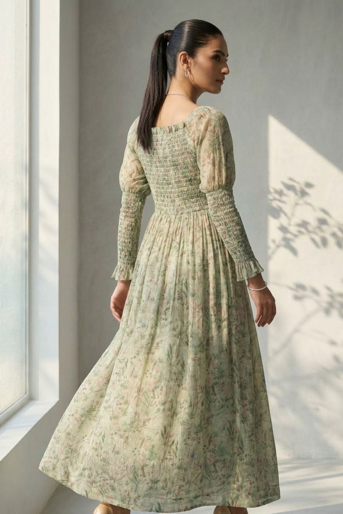Sage Juno Dress